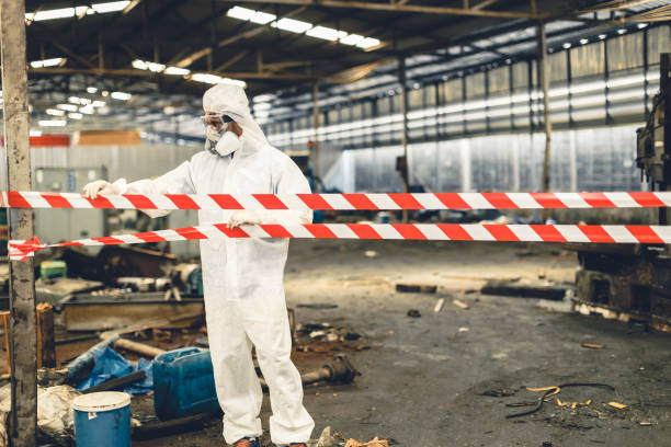 Professional Crime Scene Cleanup technician working in Centerton, AR